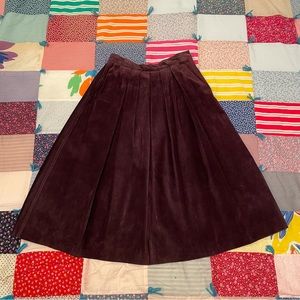 70’s Christian Dior Leather Skirt